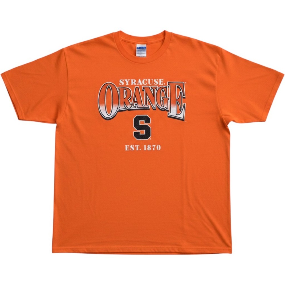 Captivating T-Shirt‎ Mens XL Orange New Syracuse Otto The Orange EST Graphic Tee